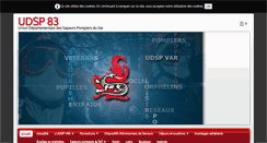 Desktop Screenshot of pompiers-var.org